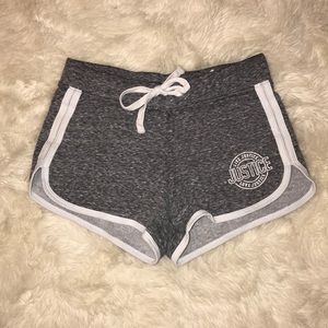 Girls Justice gray active short